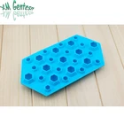 Cube Custom Shape Logo Size Design Funny Diamond Silicone Ice Cube Tray Large Small Ice Cube Tray For Kids
