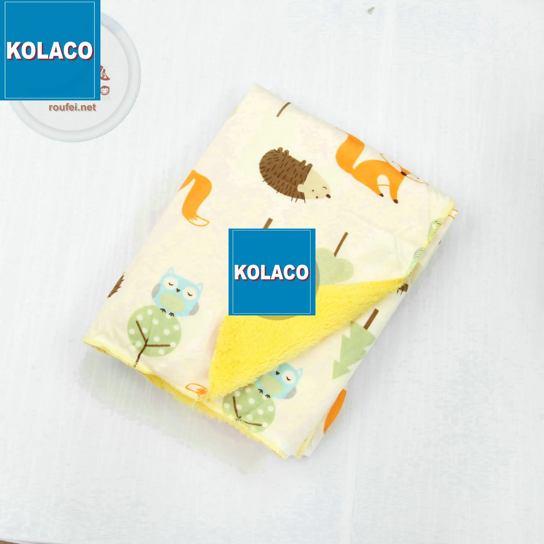 Wholesale polyester printed polar fleece baby flannelbaby blankets wholesale