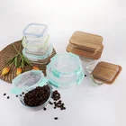 カスタマイズハート形ゴールドリムボウルガラスサラダ混合フルーツ台所用品電子レンジ安全食器ピンクガラスサラダボウル