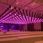 RGB Full Color Dmx Winch Stage Lifting Ball Led Kinetic Light