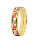 Latest Design Woman Red Lucky Charm Jewelry Handmade Ceramic Gold Plated Christmas Girls Bracelet
