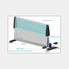 LED India Taxi Advertising Light Box China Factory Price Slim Automobile Car Taxi Top Advertising Light Box for India