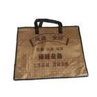 Home textile packaging non woven bag for bed sheet with pvc window