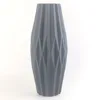 Matte Deep Blue and Green Big Large Size Ceramic Stoneware Tabletop Flower Vases