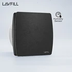 High Efficiency Working 6 inch Bathroom Industrial Exhaust Fan With Humidity Sensor