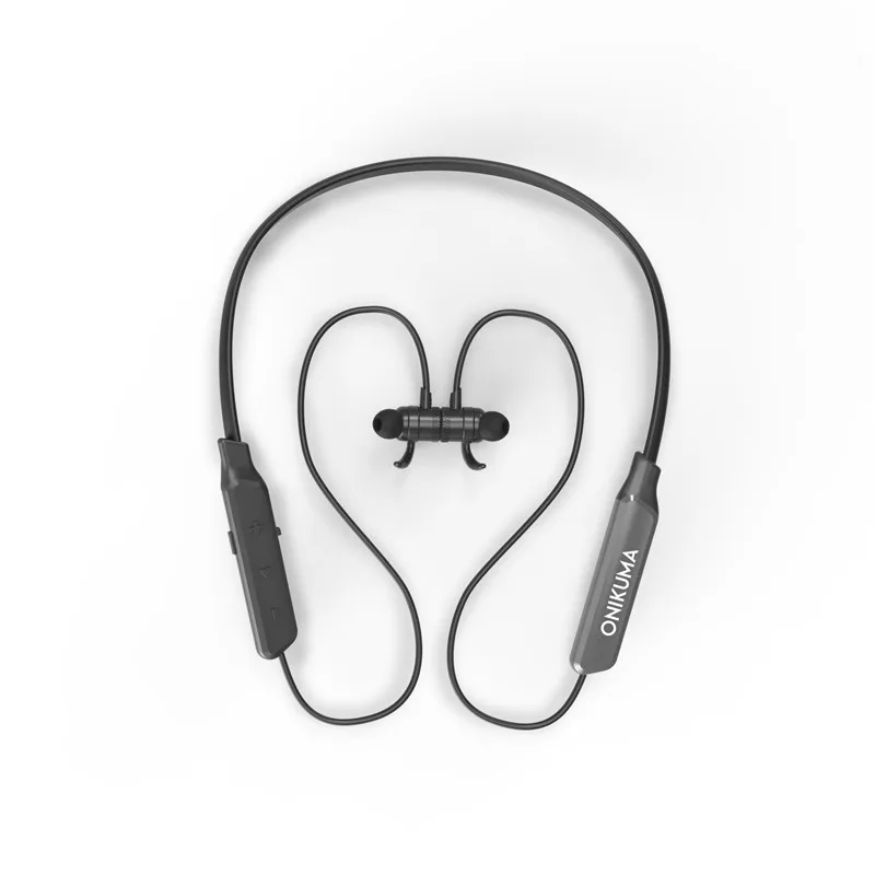 Over Ear Sport Earbuds, Sweatproof in Ear Headphones for Running Gym Workout Exercise Jogging, Ear Buds with Mic and led - ANKUX.COM