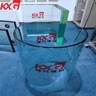 Comercial building glass price tempered curved glass curtain wall low iron laminated toughened glass