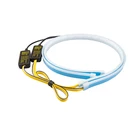 Two-color remote control 60cm strip light flexible led drl Turn Signal Light