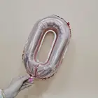 XQYY 16inch Balloon Number 0 to 9 Mylar Number Letter Foil Balloons Decoration Birthday Wedding Party Children Toy Gift