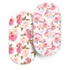 2 Pack Custom Design Organic Cotton Waterproof Fitted Bassinet Sheet
