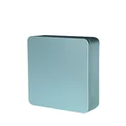 big size square tin can for tea food candy gift tin box plastic vacuum tray tin case