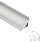 工場カスタム 30 度 Led アルミプロファイル 30 度の角度形状アルミ Led プロファイル