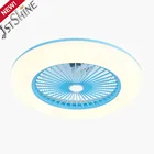 1stshine new products 220V AC motor remote control ceiling box fan with led light