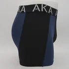 Underwear Spandex Boxer Brief Custom Letter Logo Contrast Color Briefs Sex Spandex Shorts Underwear Boxer For Man
