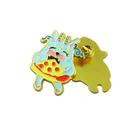 Promotional Gifts Zoo Animal Tiger Design Pin Badges Custom Metal Enamel Lapel Pin Badge Buttons Fancy Brooches Pins