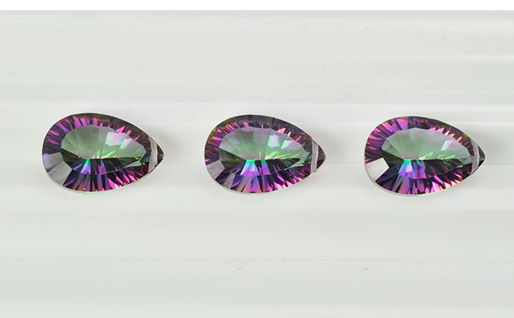 Best Quality Oval Cut Rainbow Magic Green Mystic Quartz Stone Natural Loose Gemstone for Fashion Fine Jewelry