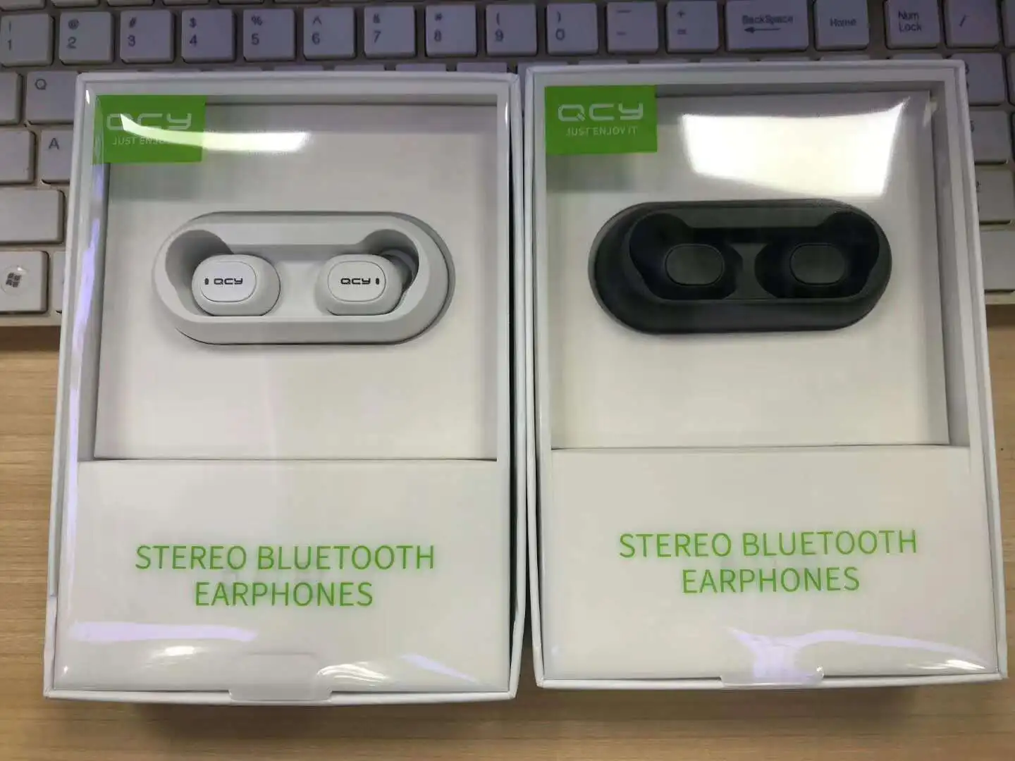 for qcy t1 Stereo Blue Tooth Earphones Original for qcy earbuds - ANKUX.COM