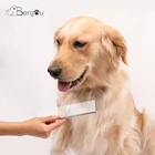 Pet needle comb stainless steel three options dog hair flea metal comb