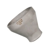 Industrial pipes connector stainless steel butt-welded concentric reducer for hydraulic project