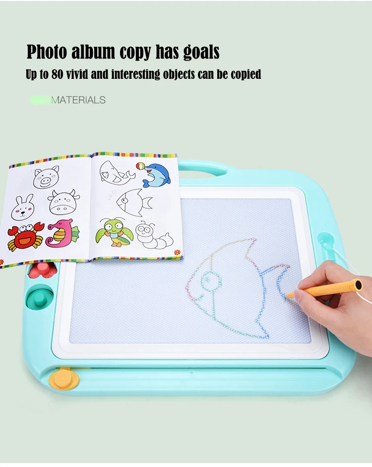 children"s drawing board large color magnetic drawing board