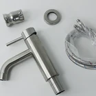 Single Free Basin Stainless Steel Wash Basin Faucet Bathroom Water Tap