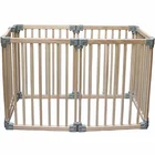 Factory 3-in-1 home decor portable safety kids gate wooden baby playpen