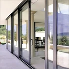 AS2088 AS1288 Certified 4 Panel Price Sliding Glass Aluminum Door Interior