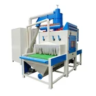 Aluminum / steel plate rust remove automatic sand blaster machine sandblast