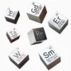 7 metals Hafnium +Tantalum +Tungsten +Erbium +Rhenium+Samarium+Gadolinium Cube Metal Density Cube 10mm Periodic Table Collection