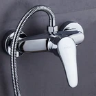 upc brass bathtub bathroom faucets chrome basin in wall 1 single handle sanitary wares hidden mixer tap shower faucet