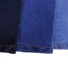 The factory wholesale 3/1 right 56% cotton 44% polyester blend twill hole denim fabric for jean dress & jacket