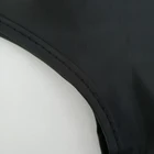 RPET custom reusable foldable black recyle polyester grocery shopping bag