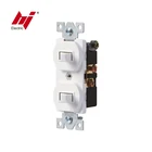 15 Amp 120 Volt Duplex Style Two Single Pole Combination Switch with UL CUL