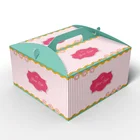 Custom beautiful design paper cake box packaging