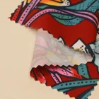 Low MOQ plain stretch matte 82 nylon floral spandex printed fabric for swimwear