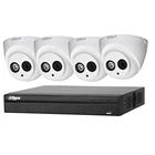 Dahua Original 4MP POE NVR 4104HS-P-4KS2 IPC-HDW4433C-A 4CH Alarm Home Security Surveillance System KIT
