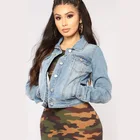 Ladies Jacket Jeans Casacos Feminino Slim Jackets Coats Denim Women Bomber female short vintage Jacket Women