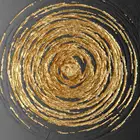Popular handmade abstract painting wall art home Decoration gold foil