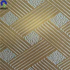 Decorative Film Embossed Pvc Film 0.07mm Thickness 1220mm Various Emboss Pattern Pvc Ceiling Film