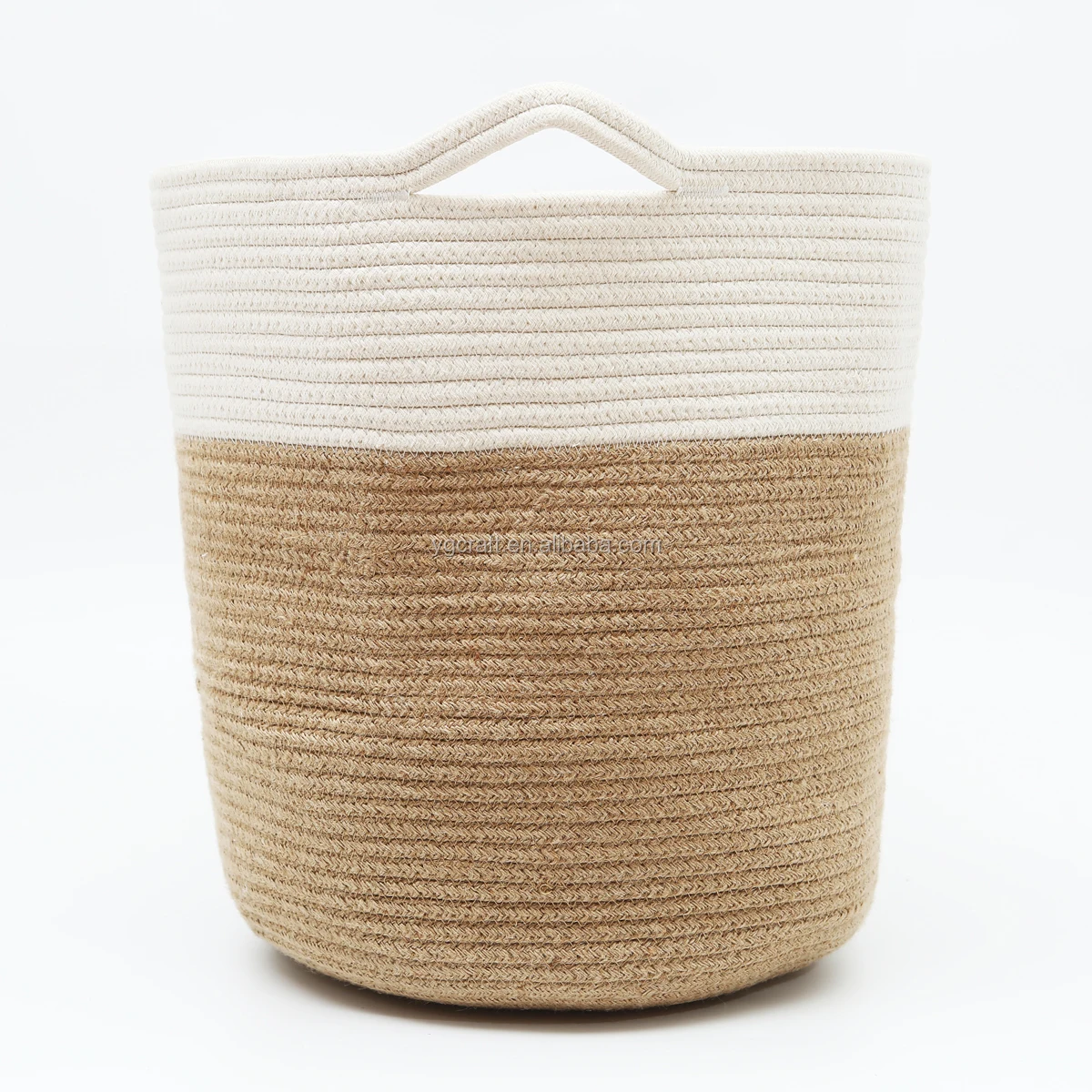 room organization & decor cotton rope blanket storage basket for