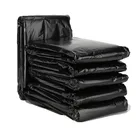 Large garbage bags thicken black property sanitation households black plastic bag