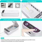 Hot Selling LED UV-c Light Sanitizer Box Mobile Iphone Uv Sterilizer For Cell Phone