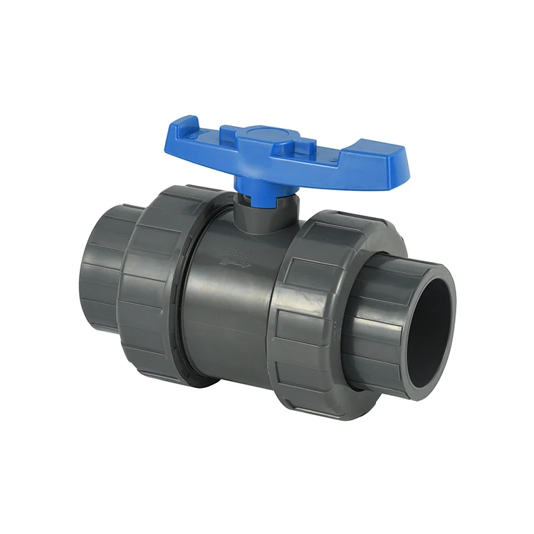 Pvc Upvc Solvent Weld Valve Double Union Ball Valves For Irrigation