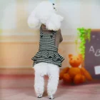 Hot Sale spring and autumn Lovely Dog Plaid Pet Clothes Dress