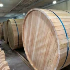Sauna Wood Wood Sauna 4 Person Wooden Sauna Barrel Outdoor With Wood Burning Stove