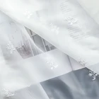 Wholesale Curtains Curtains With Pattern High Quality Wholesale Fancy White Finish Curtains With Embroidery