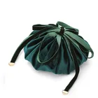 Drawstring storage bag velvet makeup gilr pouch fashion travel luxury maquiagem tote bag drawstring makeup bag