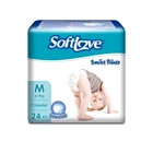 Softlove M 24'S Breathable Disposable Cloth Like Pampering Big Baby Diaper Pants