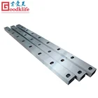 Heavy plate mill divide shearing blades