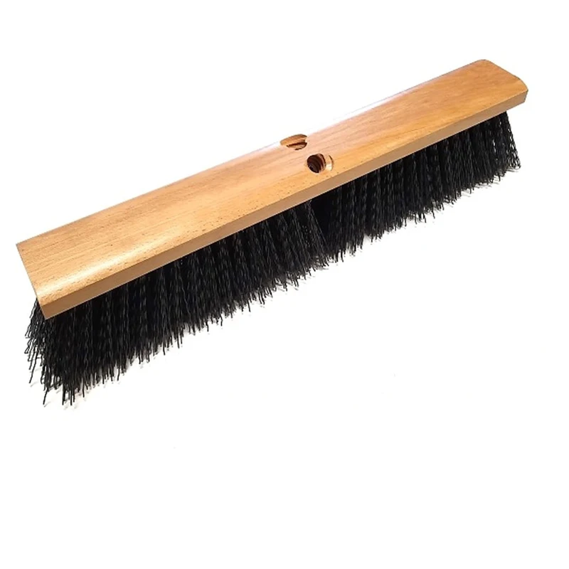 Factory Direct Long Handle Floor Push Broom With Brush Head